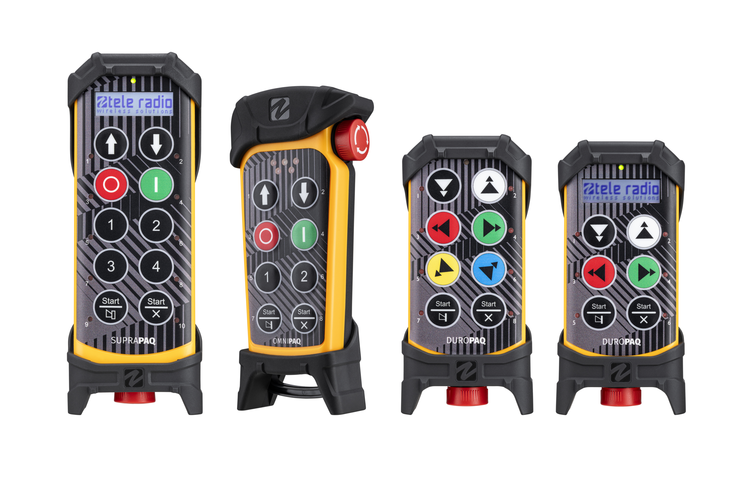 handheld with e-stop transmitters